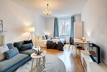 Schwabing: Piso bonito de 1,5 habitaciones en una ubicación privilegiada   - vacante