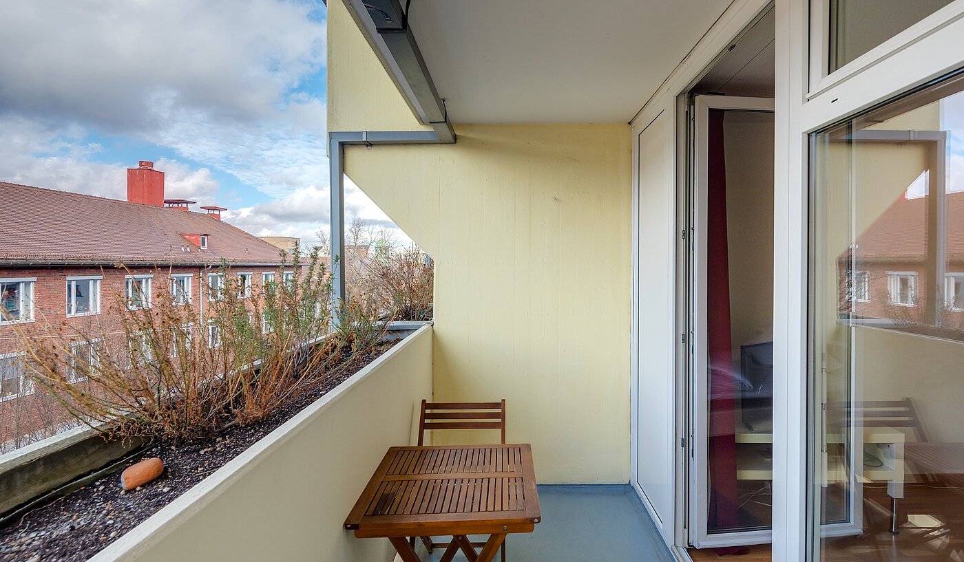 Etagenwohnung mit 1 Zimmer | München-Isarvorstadt | 2110ML3 | Sonniger Balkon