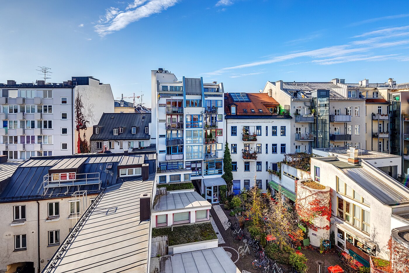 Etagenwohnung mit 1 Zimmer | München-Maxvorstadt | 70165 | ...Ausblick