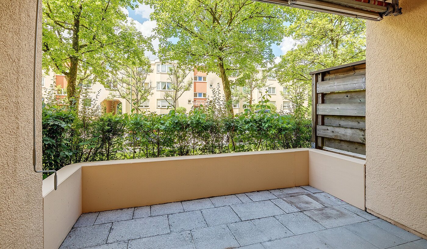 Erdgeschosswohnung mit 4.5 Zimmern | München-Perlach | 2003ML6 | ...mit Zugang zur Westterrasse