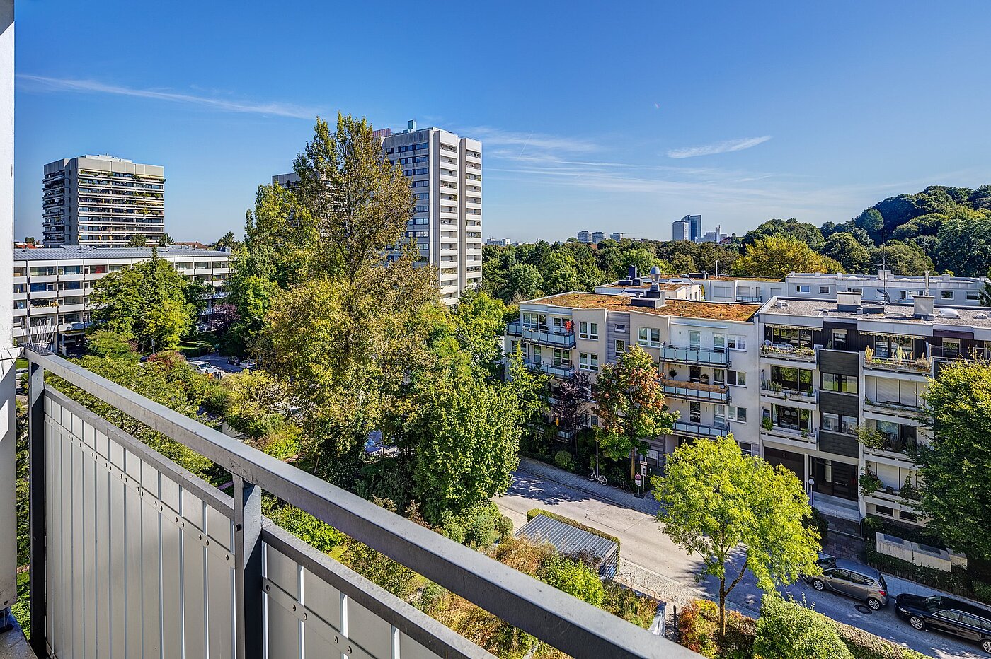 Etagenwohnung mit 1 Zimmer | München-Schwabing | 2109ML1 | schönen Fernsicht über München
