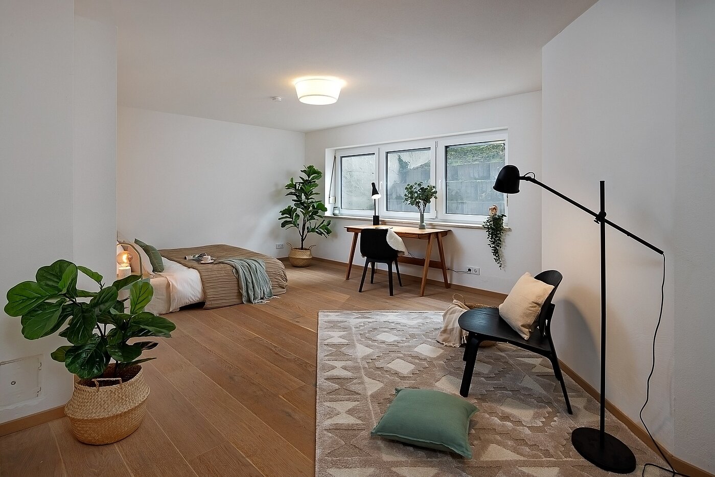 Etagenwohnung mit 4 Zimmern | Ismaning | 700081 | Schlafzimmer im Untergeschoss