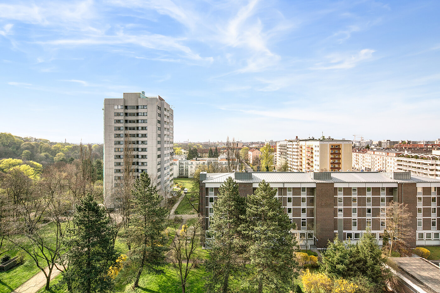 Etagenwohnung mit 2 Zimmern | München-Schwabing | 70445 | Ausblick