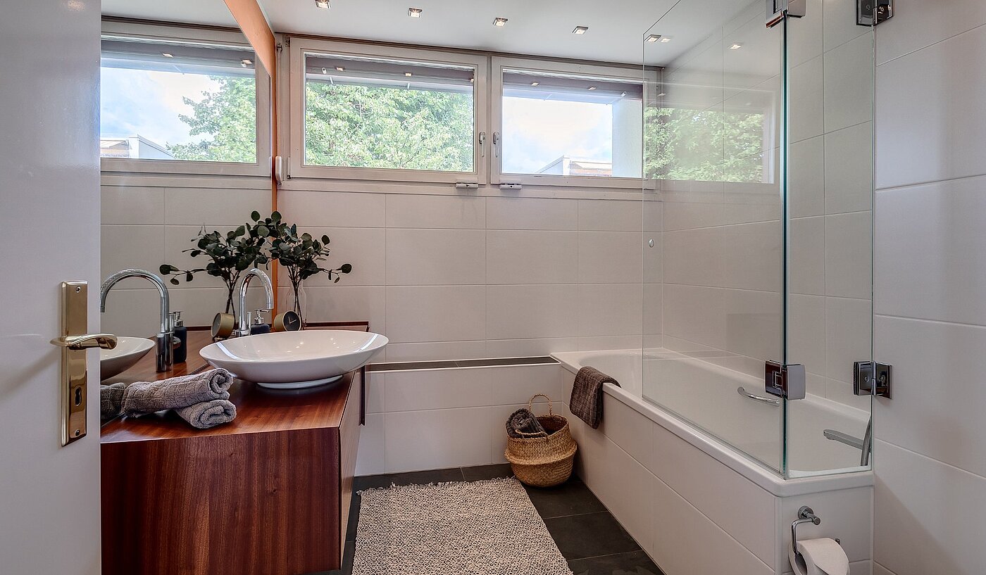 Etagenwohnung mit 5.5 Zimmern | Weßling | 1907ML4 | Masterbad mit Tageslicht