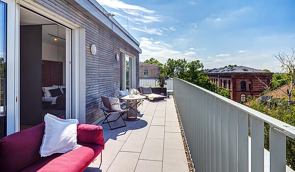 Etagenwohnung mit 2 Zimmern | 70134 | ...Dachterrasse