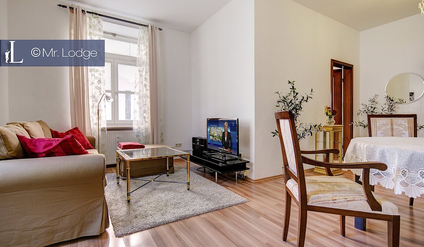 Etagenwohnung mit 2 Zimmern | München-Schwabing | 1609ML_5 | Großzügiger Wohnraum