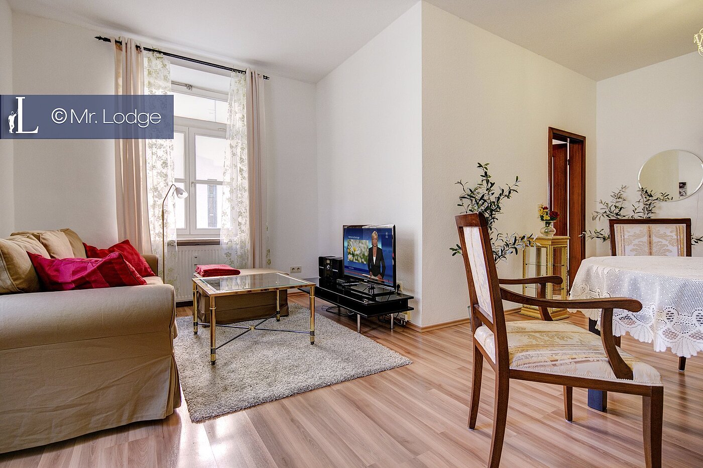 Etagenwohnung mit 2 Zimmern | München-Schwabing | 1609ML_5 | Großzügiger Wohnraum