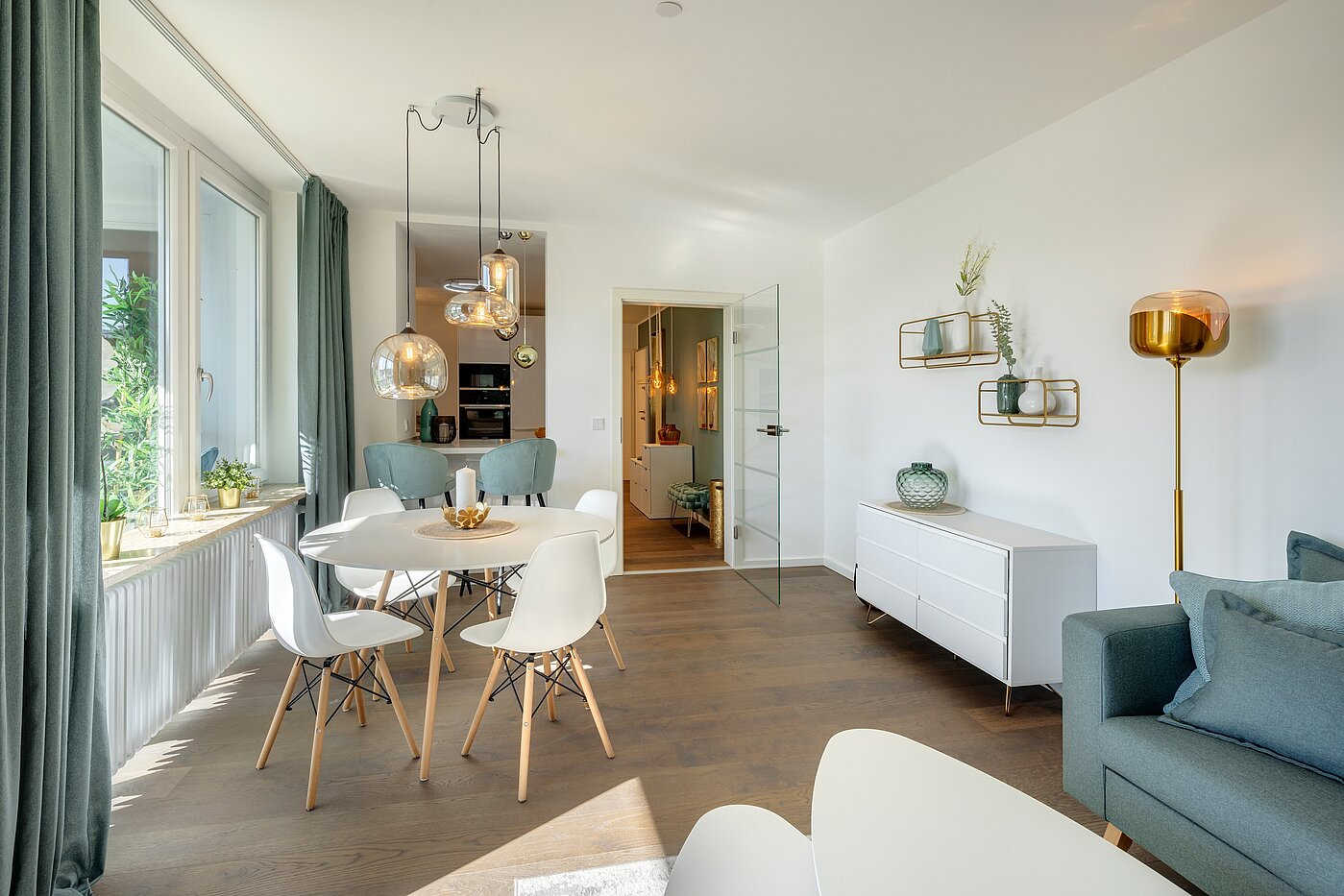 Etagenwohnung mit 3 Zimmern | München-Sendling | 70167 | Angrenzender Essbereich...