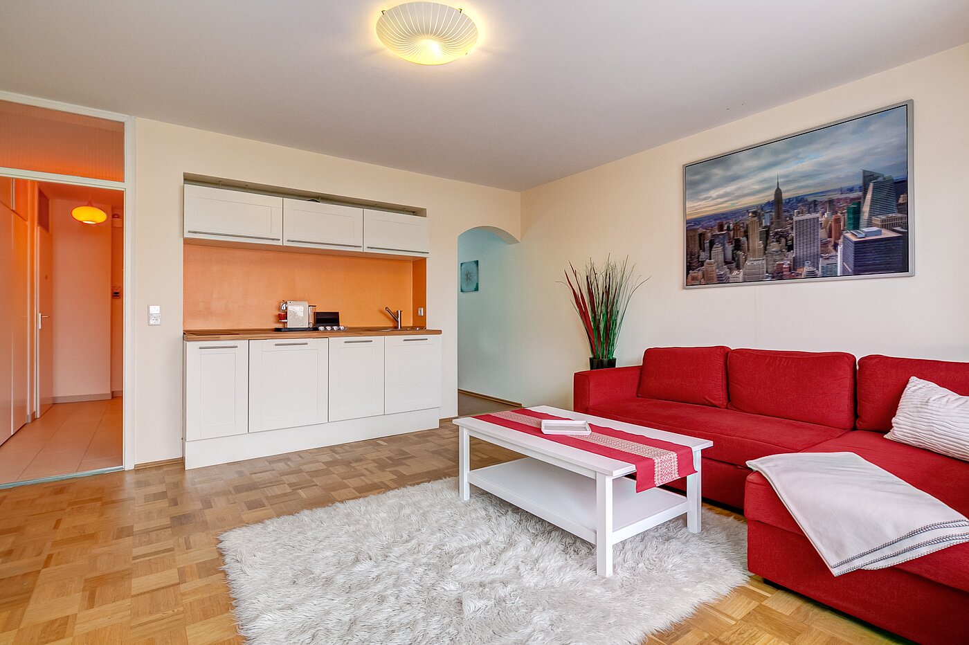 Etagenwohnung mit 1.5 Zimmern | München-Milbertshofen | 701281 | Wohn-/ Kochbereich