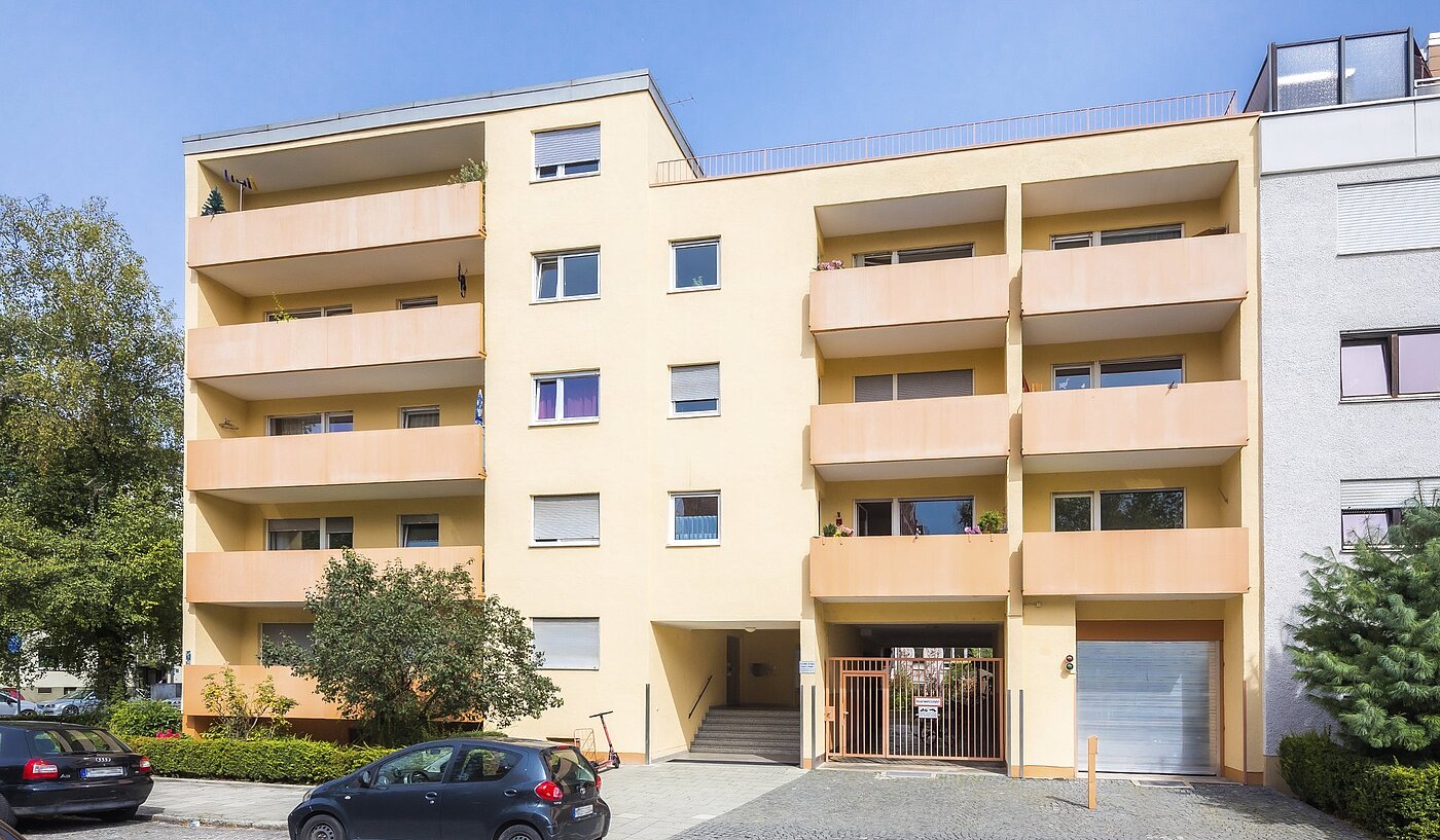 Etagenwohnung mit 1 Zimmer | München-Sendling-Westpark | 2008ML1 | Fassadenansicht