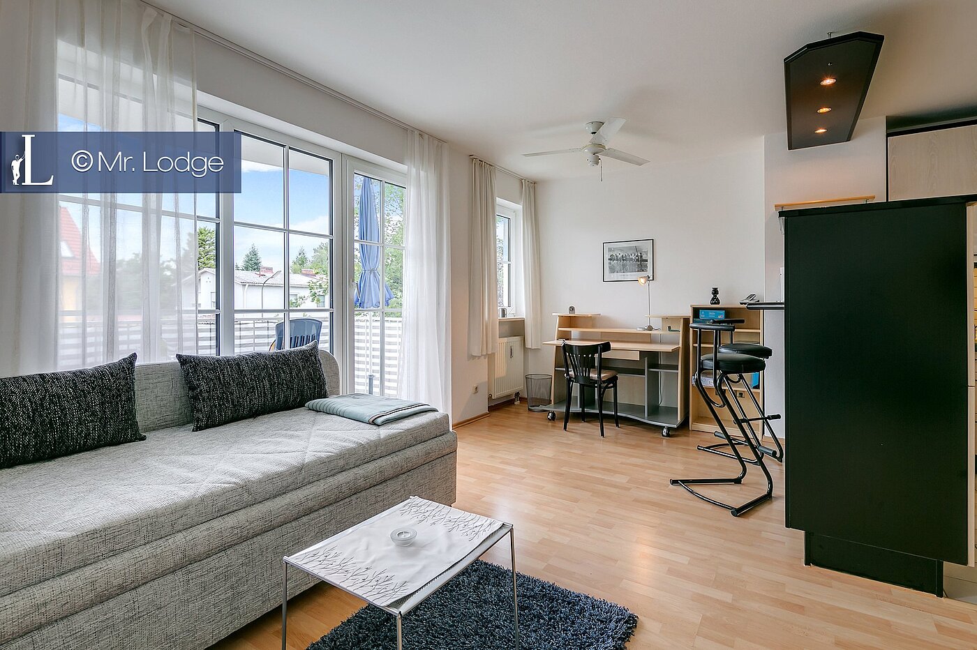 Etagenwohnung mit 1 Zimmer | München-Untermenzing | 1802ML1 | Blick zur Arbeitsecke