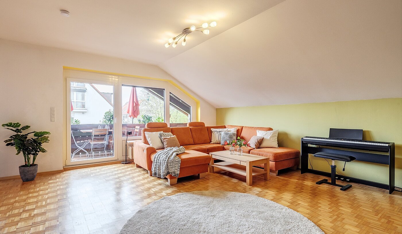 Etagenwohnung mit 3 Zimmern | Karlsfeld | 1904ML1 | ...Wohnzimmer...