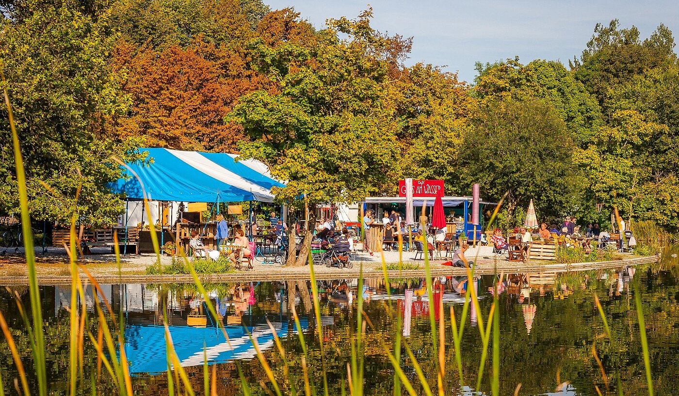 Etagenwohnung mit 1 Zimmer | München-Sendling-Westpark | 2008ML1 | Kleiner Biergarten im Westpark