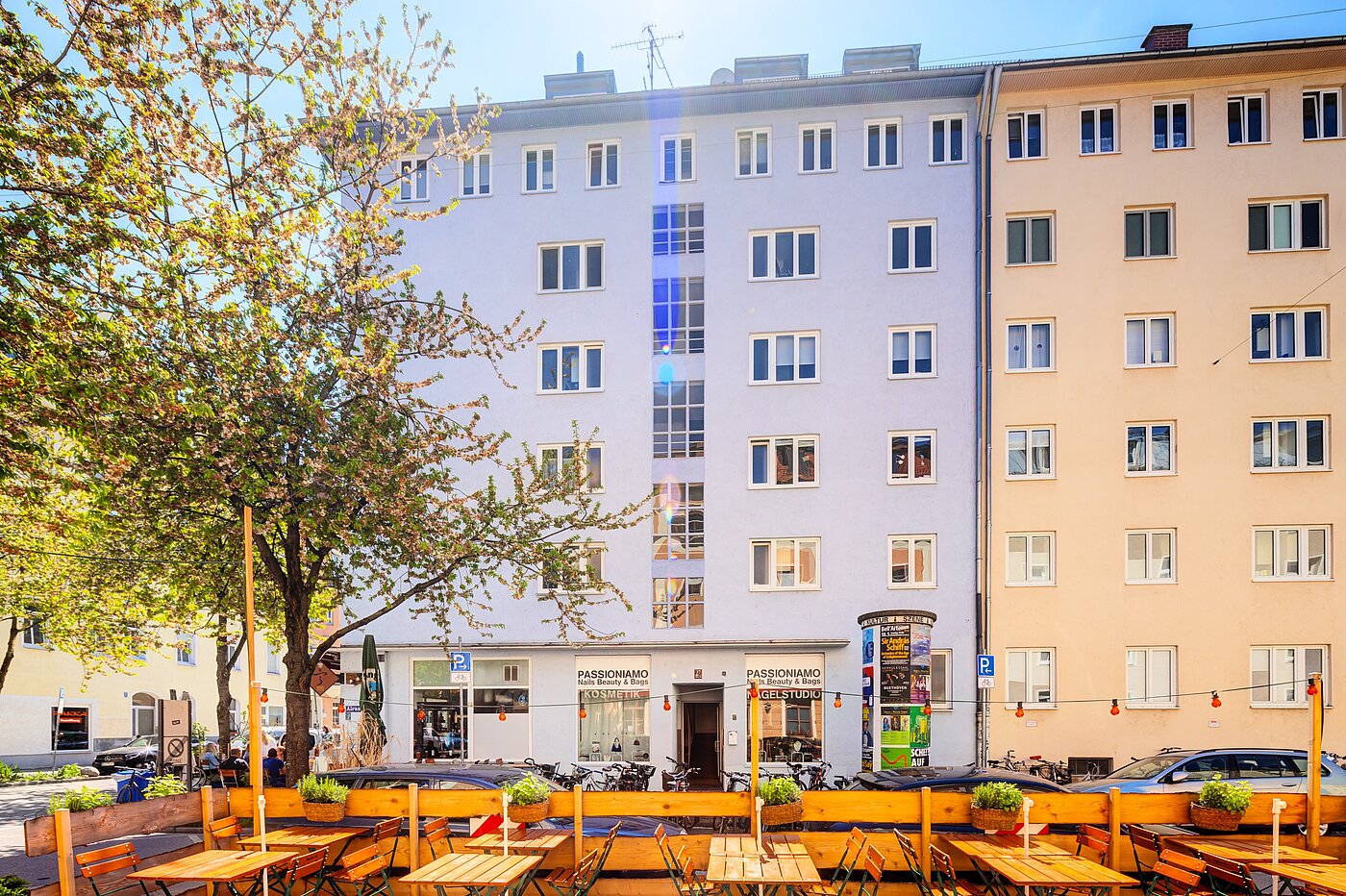 Etagenwohnung mit 2 Zimmern | München-Sendling | 70220 | Außenansicht