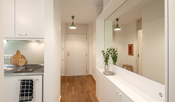 Etagenwohnung mit 2 Zimmern | München-Solln | 704181 | Flur Blickrichtung Eingang