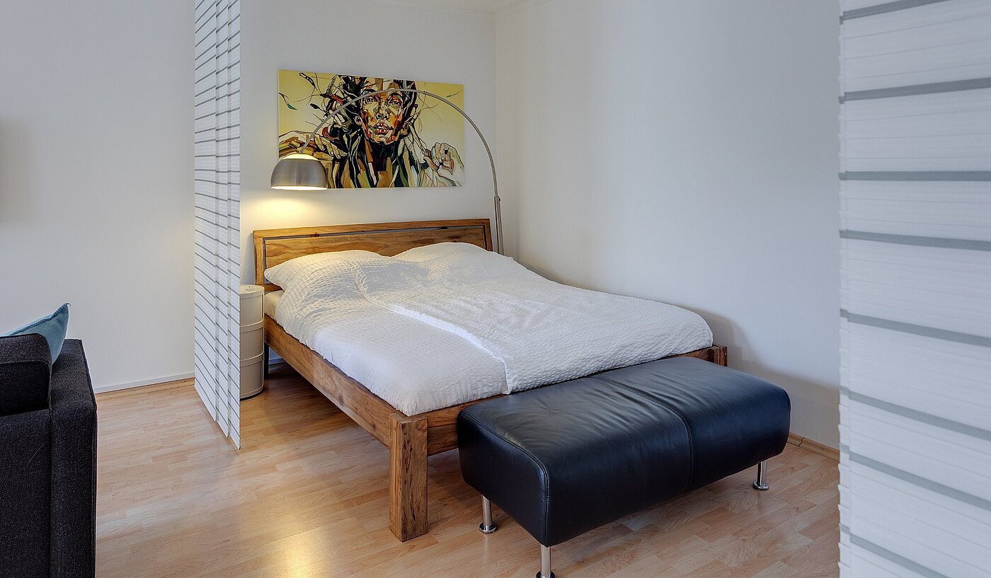 Etagenwohnung mit 1 Zimmer | München-Lehel | 2001ML10 | Getrennter Schlafbereich