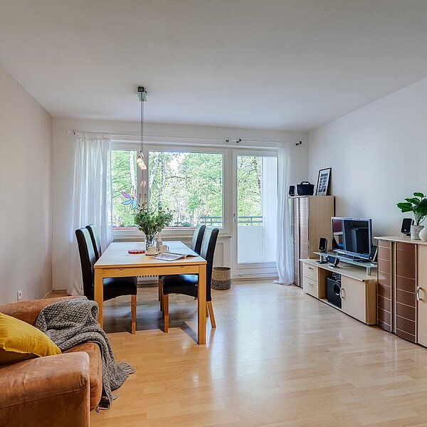 Perlach: 2-Zi.-Wohnung mit 60 m² -  ideal aufgeteilt