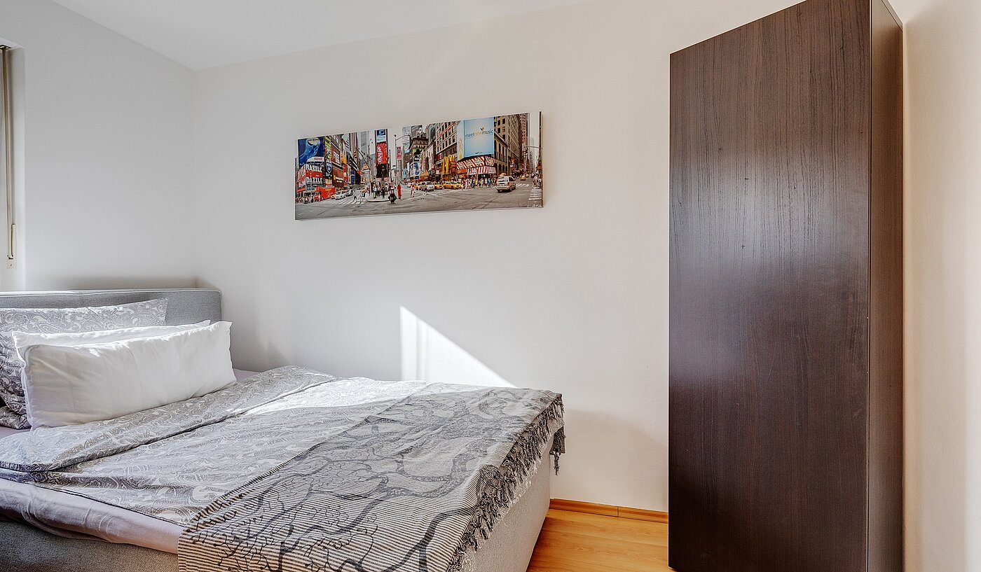 Etagenwohnung mit 1 Zimmer | München | 70073 | ...Schlafbereich