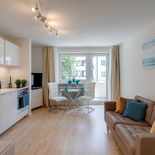 Obergiesing: Helles 1-Zimmer Apartment - frei ab 06/26