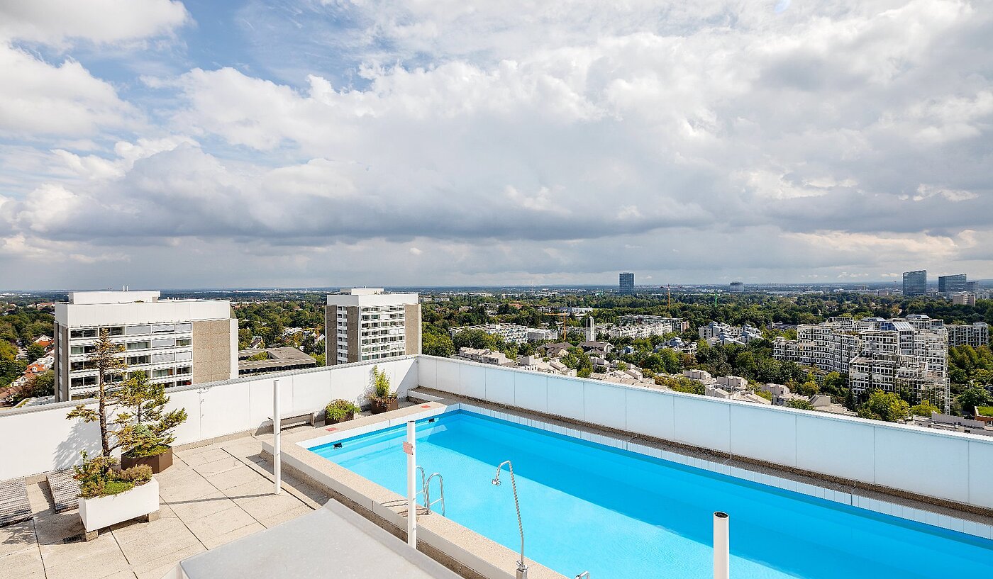 Etagenwohnung mit 1 Zimmer | München-Bogenhausen | 2103ML6 | Rooftop Pool