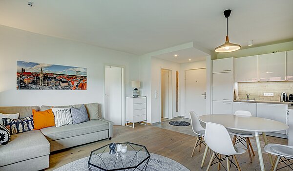 Apartment mit 1 Zimmer | München-Schwabing | 70198 | Charmantes Apartment