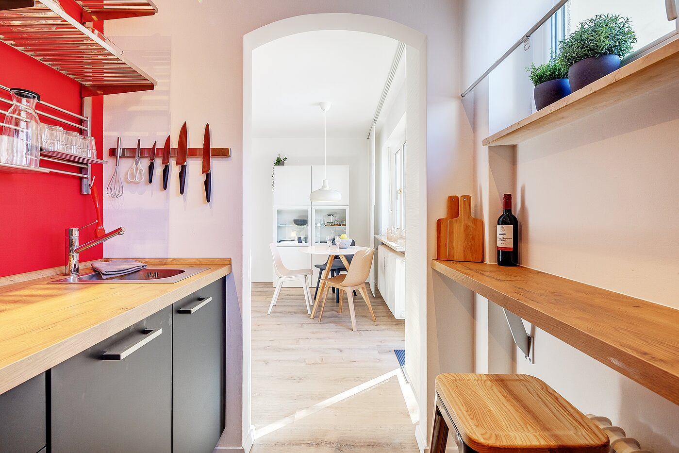 Erdgeschosswohnung mit 2 Zimmern | München-Moosach | 70462 | Blick auf den Essbereich
