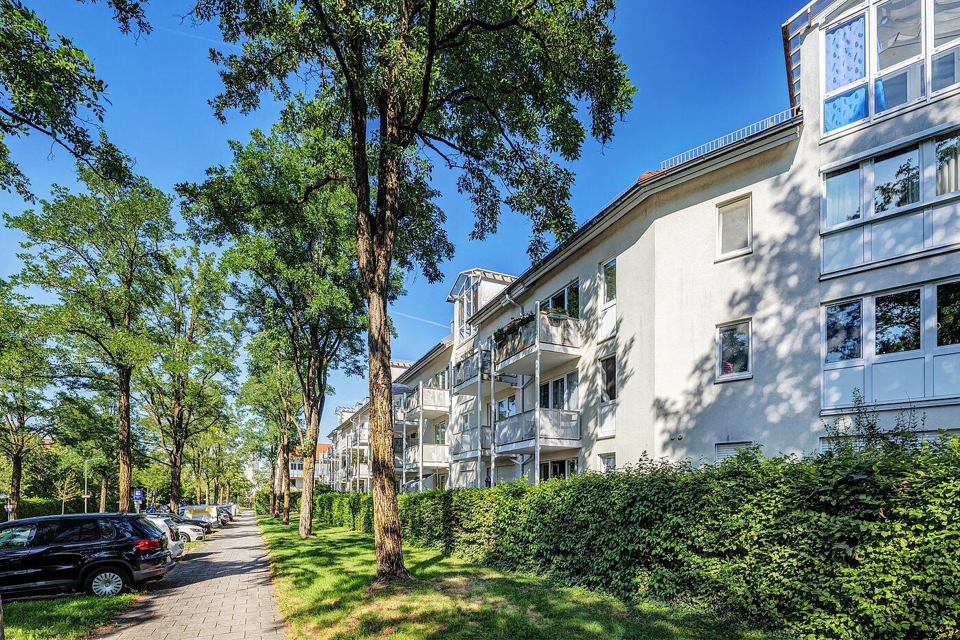 Etagenwohnung mit 2 Zimmern | Poing | 70373 | Außenansicht