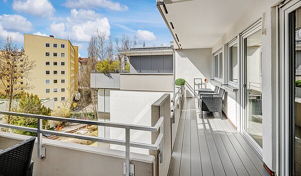 Etagenwohnung mit 3.5 Zimmern | München-Au | 704231 | Balkon