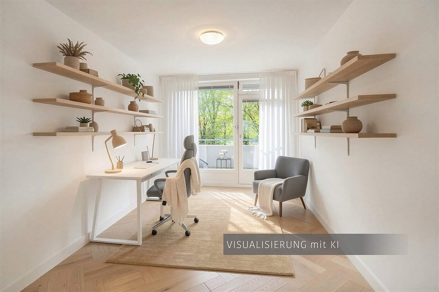 Etagenwohnung mit 3.5 Zimmern | München-Bogenhausen | 703052 | Visualisierung mit KI