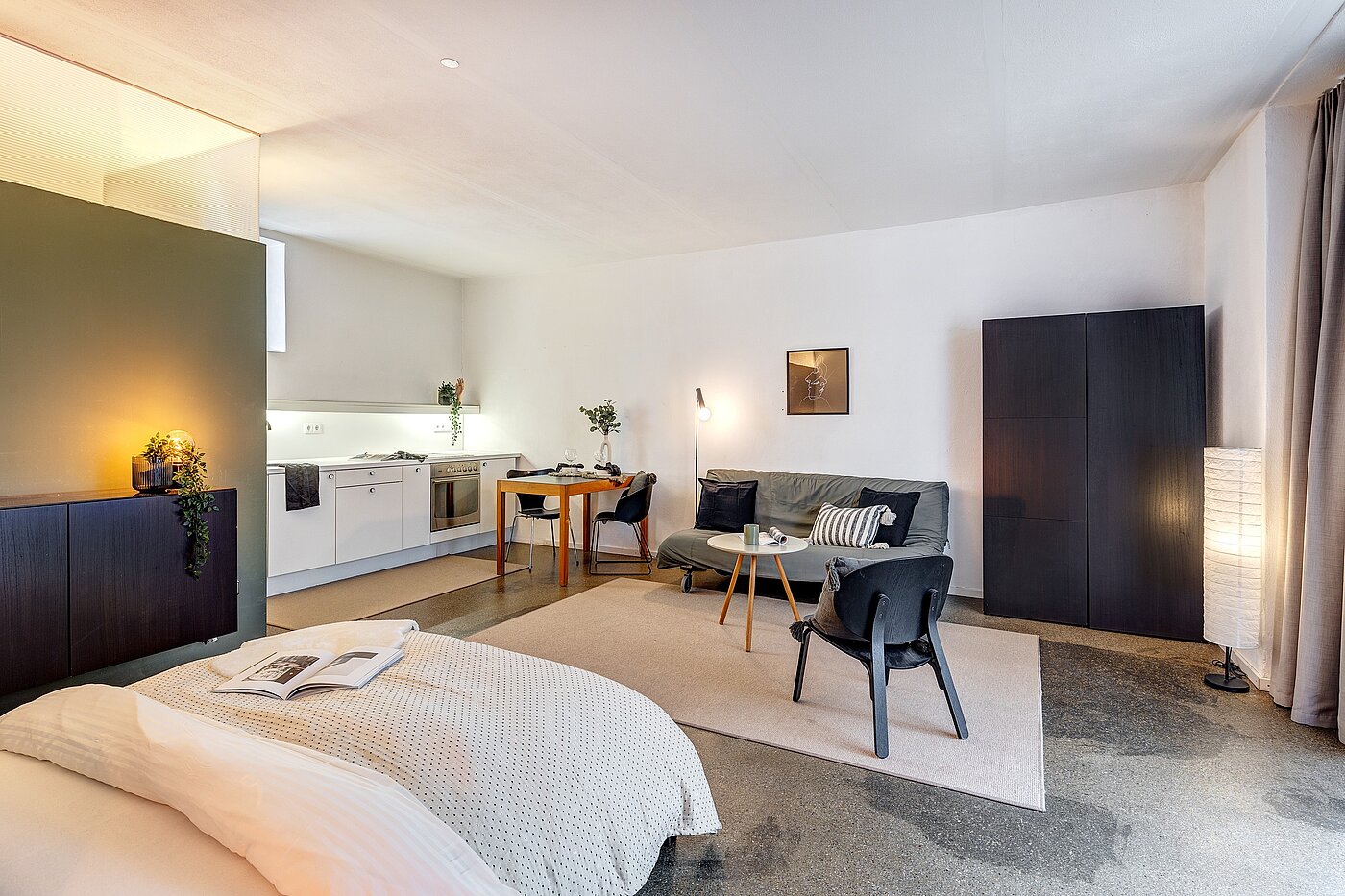 Loftwohung mit 1 Zimmer | München-Isarvorstadt | 2211ML7 | Blick vom Eingang in den Raum