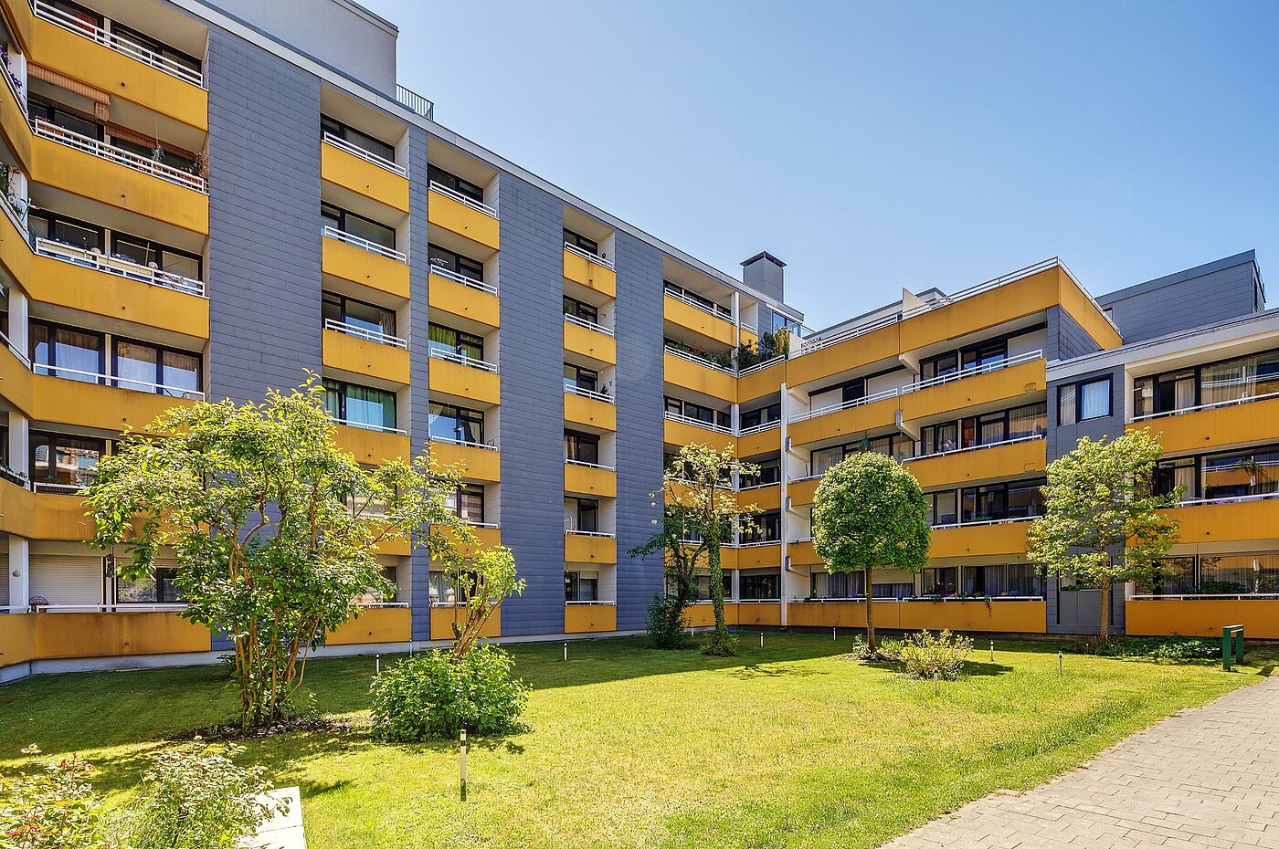 Erdgeschosswohnung mit 2 Zimmern | München-Sendling-Westpark | 2003ML11 | Gartenseite