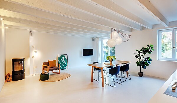 Etagenwohnung mit 2.5 Zimmern | München-Au | 703111 | Wohn- und Essbereich