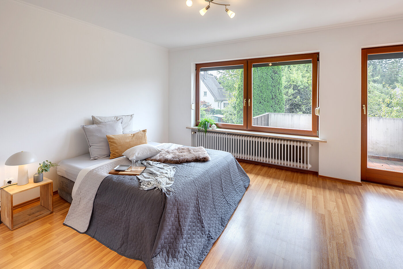 Reiheneckhaus mit 5.5 Zimmern | München-Trudering | 702531 | Schlafzimmer mit...