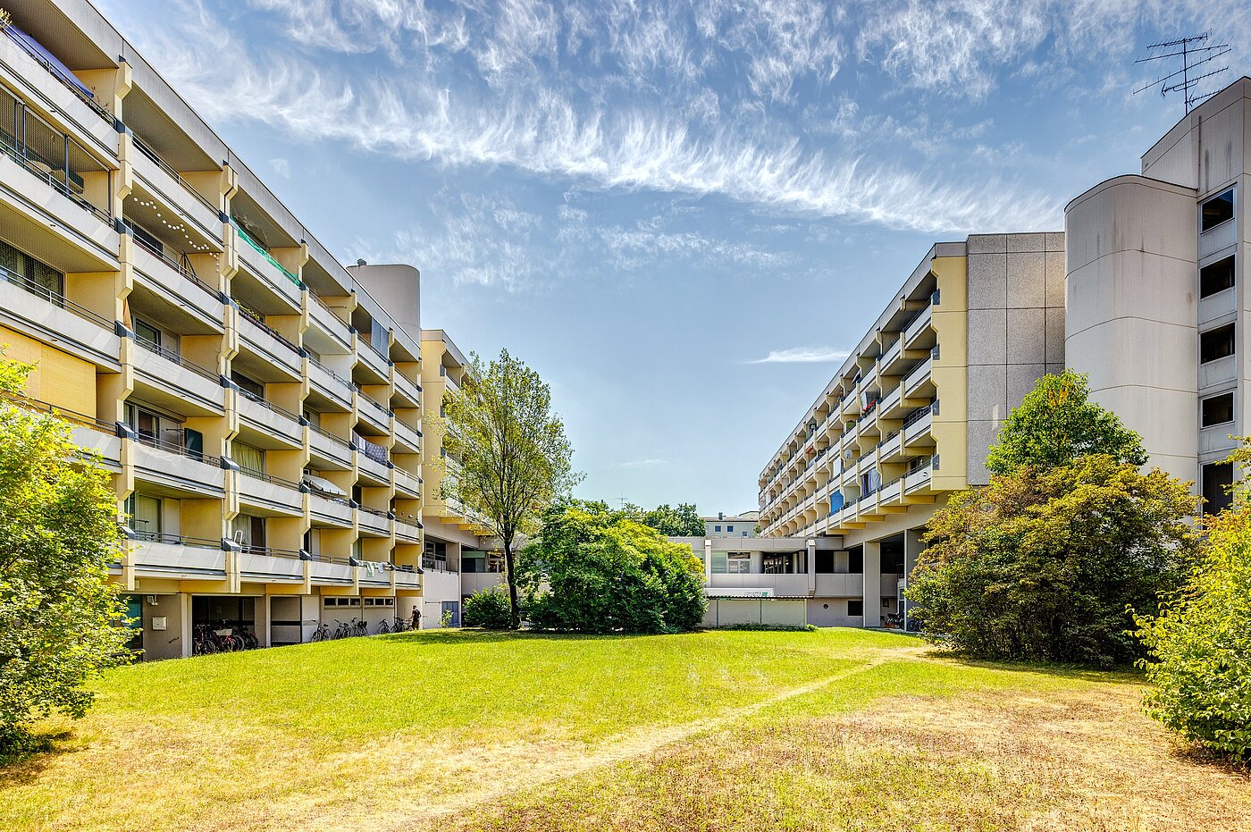 Etagenwohnung mit 1 Zimmer | München-Berg am Laim | 2301ML4 | Innenhof