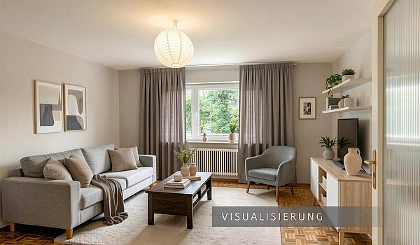 Erdgeschosswohnung mit 2.5 Zimmern | München-Schwabing | 70441 | VISUALISIERUNG