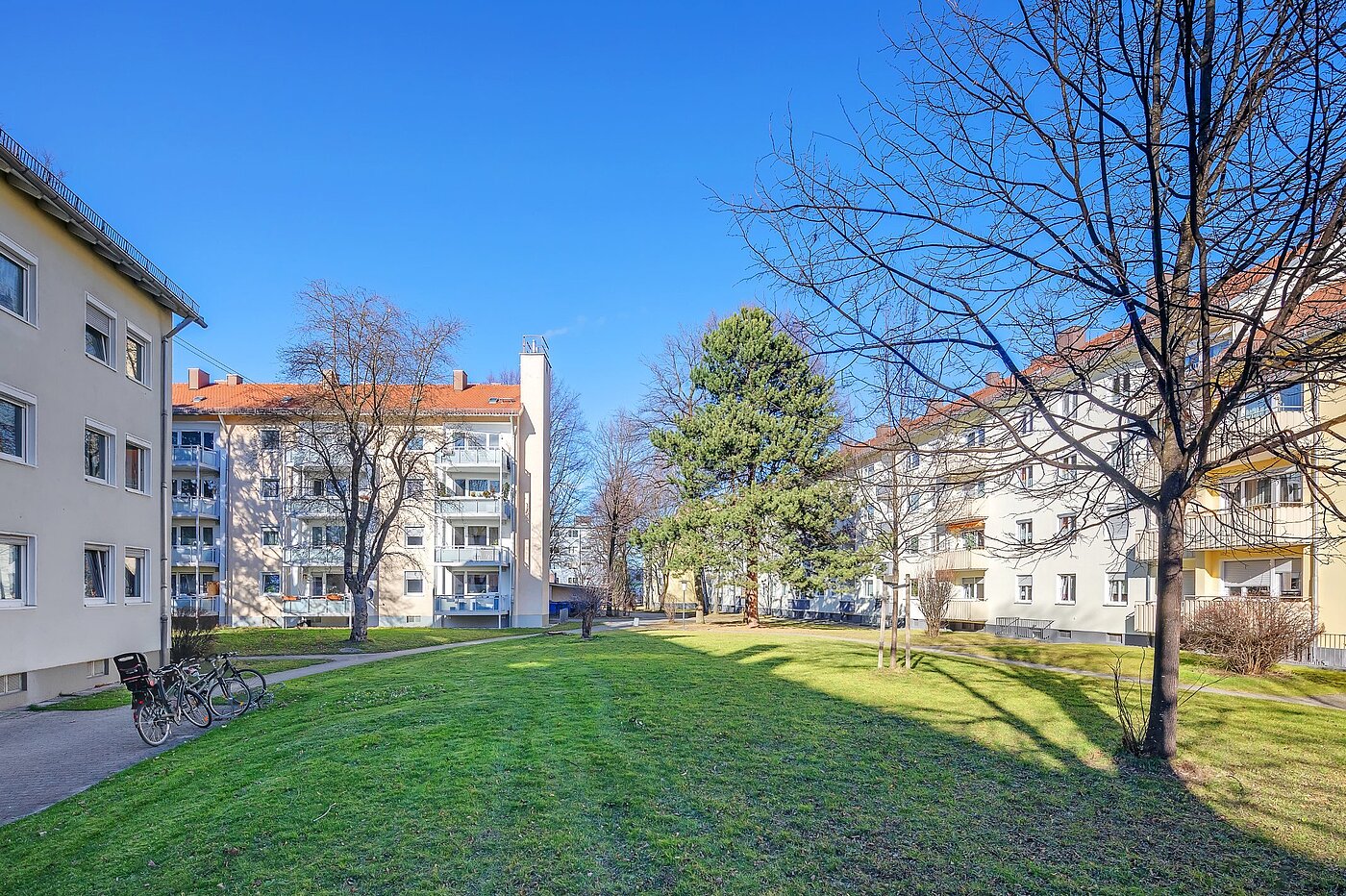 Etagenwohnung mit 4 Zimmern | München-Berg am Laim | 2002ML3 | ruhiger Innenhof