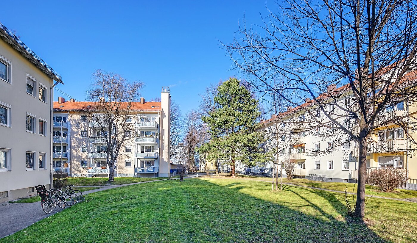 Etagenwohnung mit 4 Zimmern | München-Berg am Laim | 2002ML3 | ruhiger Innenhof
