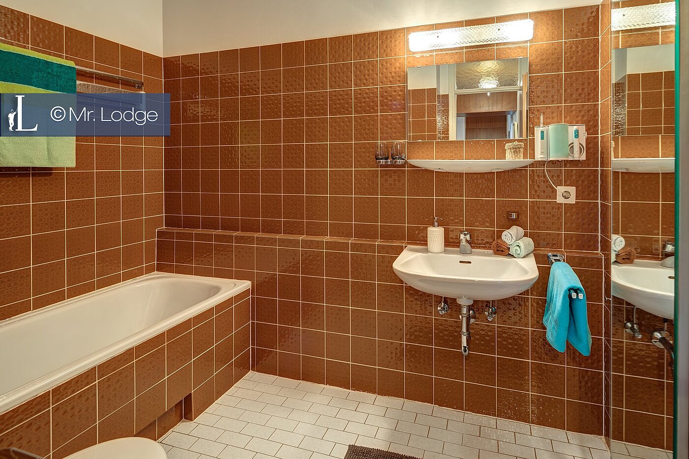 Dachgeschosswohnung mit 5 Zimmern | Aschheim | 1710ML4 | Retro-Bad mit Badewanne