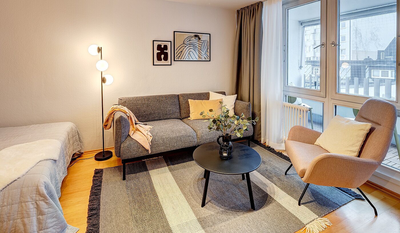 Etagenwohnung mit 1 Zimmer | München-Maxvorstadt | 70132 | Gemütliches Wohnen und...