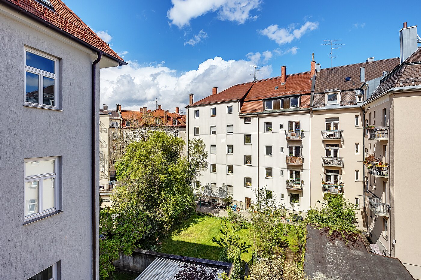 Etagenwohnung mit 1.5 Zimmern | München-Schwanthalerhöhe | 2211ML8 | Blick in den Innenhof