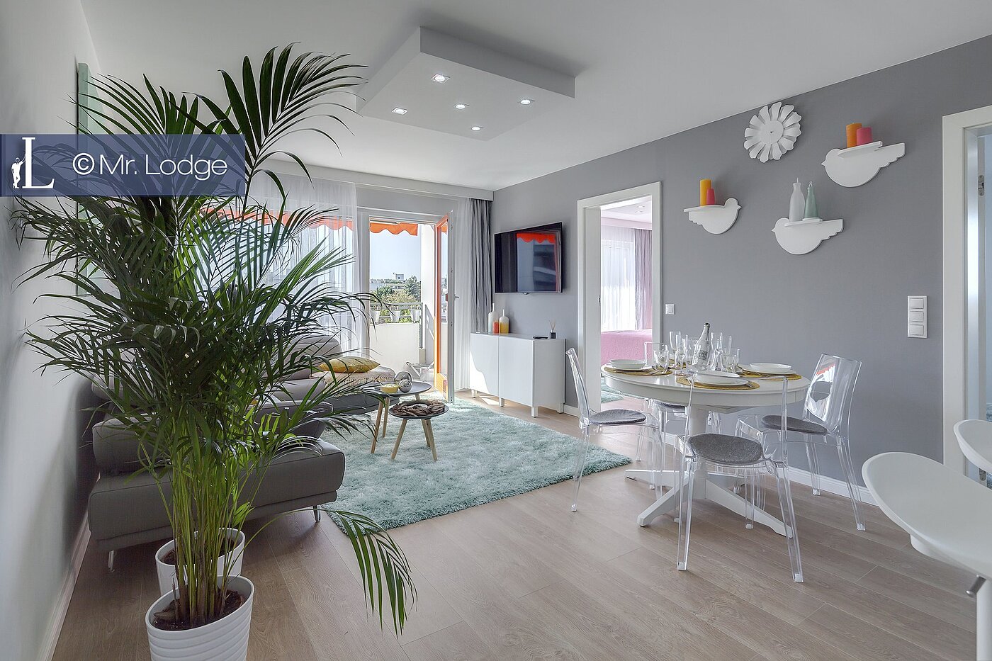 Etagenwohnung mit 4 Zimmern | 1609ML4 | Wohnzimmer mit Essplatz