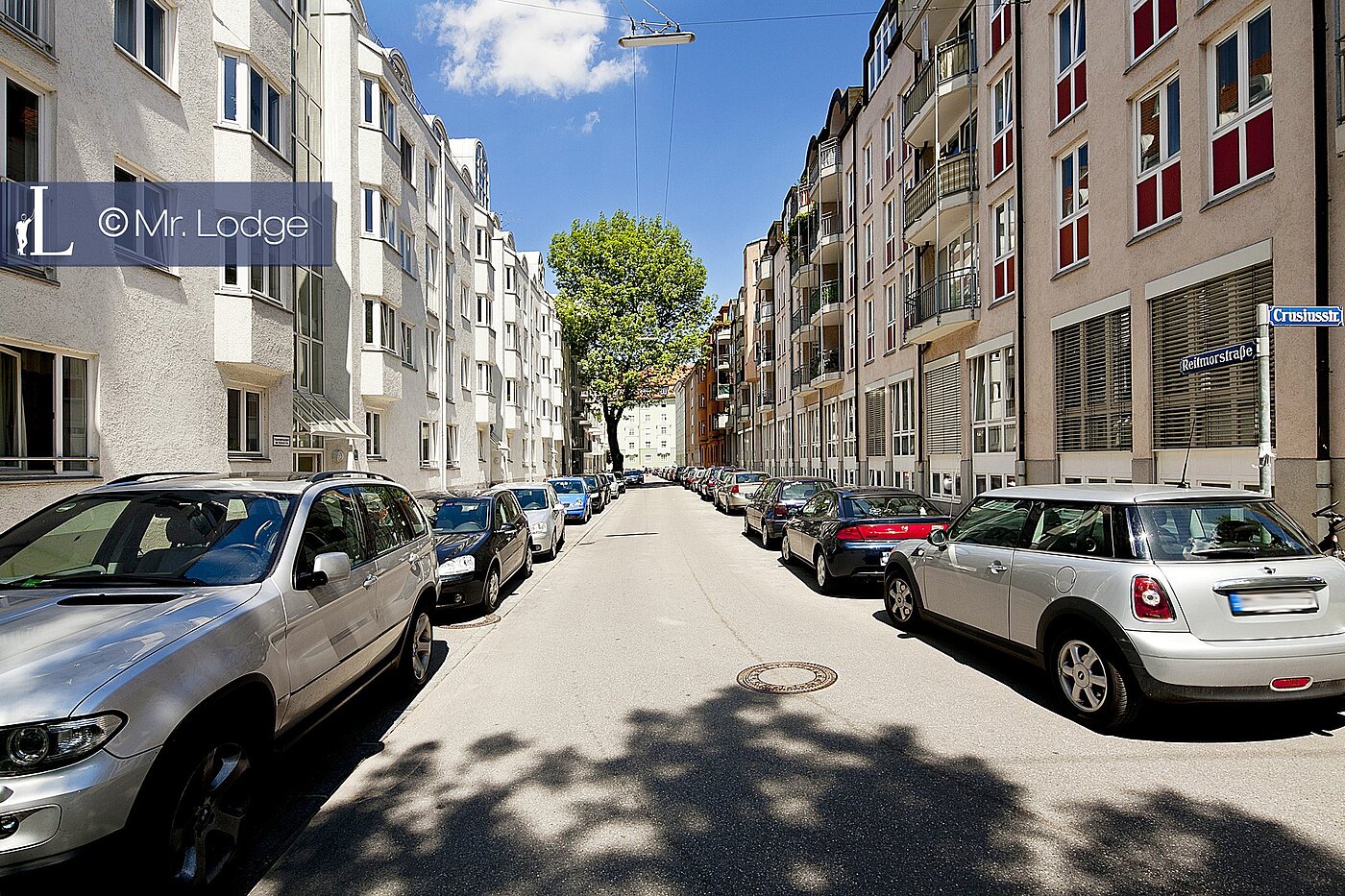 Etagenwohnung mit 2 Zimmern | München-Lehel | 1605ML6 | Straßenansicht