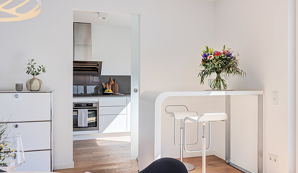 Penthouse mit 2 Zimmern | München-Bogenhausen | 70385 | ...Arbeitsbereich und...