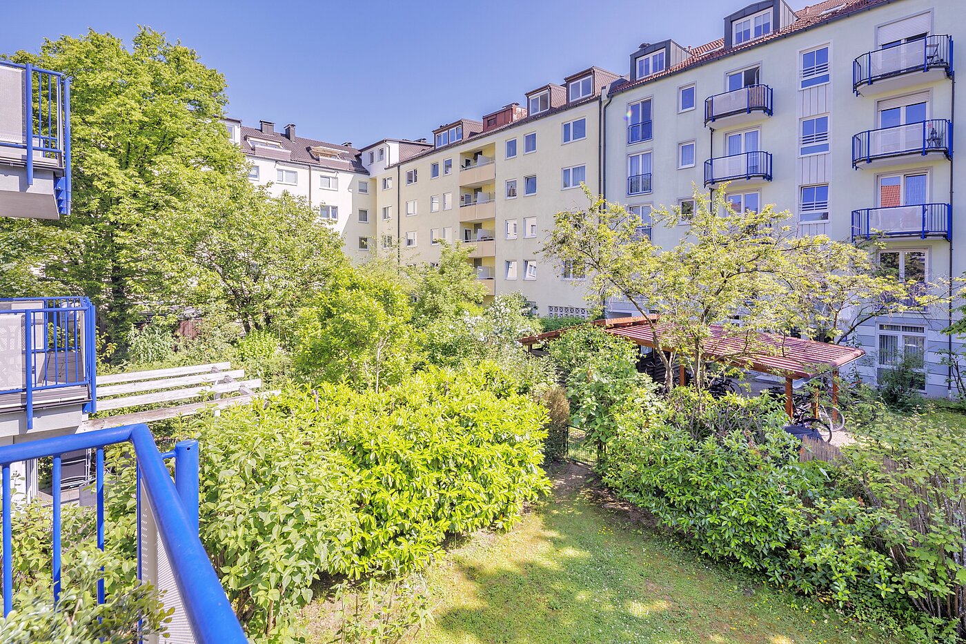 Etagenwohnung mit 2 Zimmern | München-Laim | 70226 | Ausblick ins Grüne