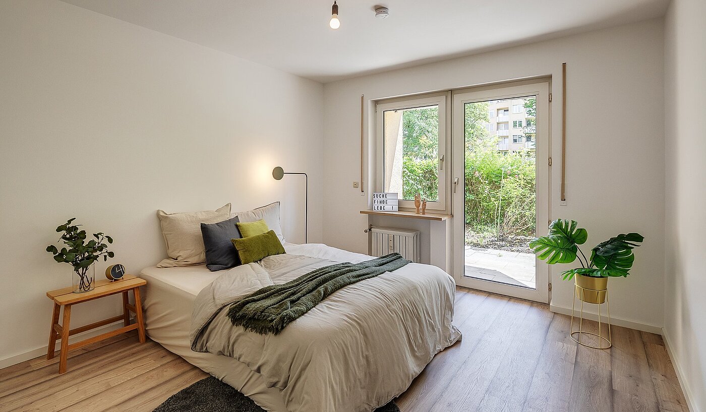 Erdgeschosswohnung mit 4.5 Zimmern | München-Perlach | 2003ML6 | ...mit Zugang zum Garten