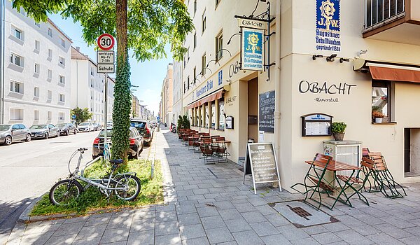 Etagenwohnung mit 1 Zimmer | München-Maxvorstadt | 700022 | Restaurants/Bars/Cafés in der Nähe