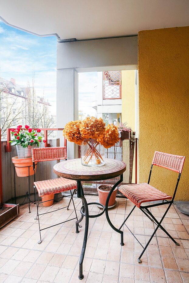 Etagenwohnung mit 3 Zimmern | München-Au | 2003ML17 | große Loggia Richtung Südost