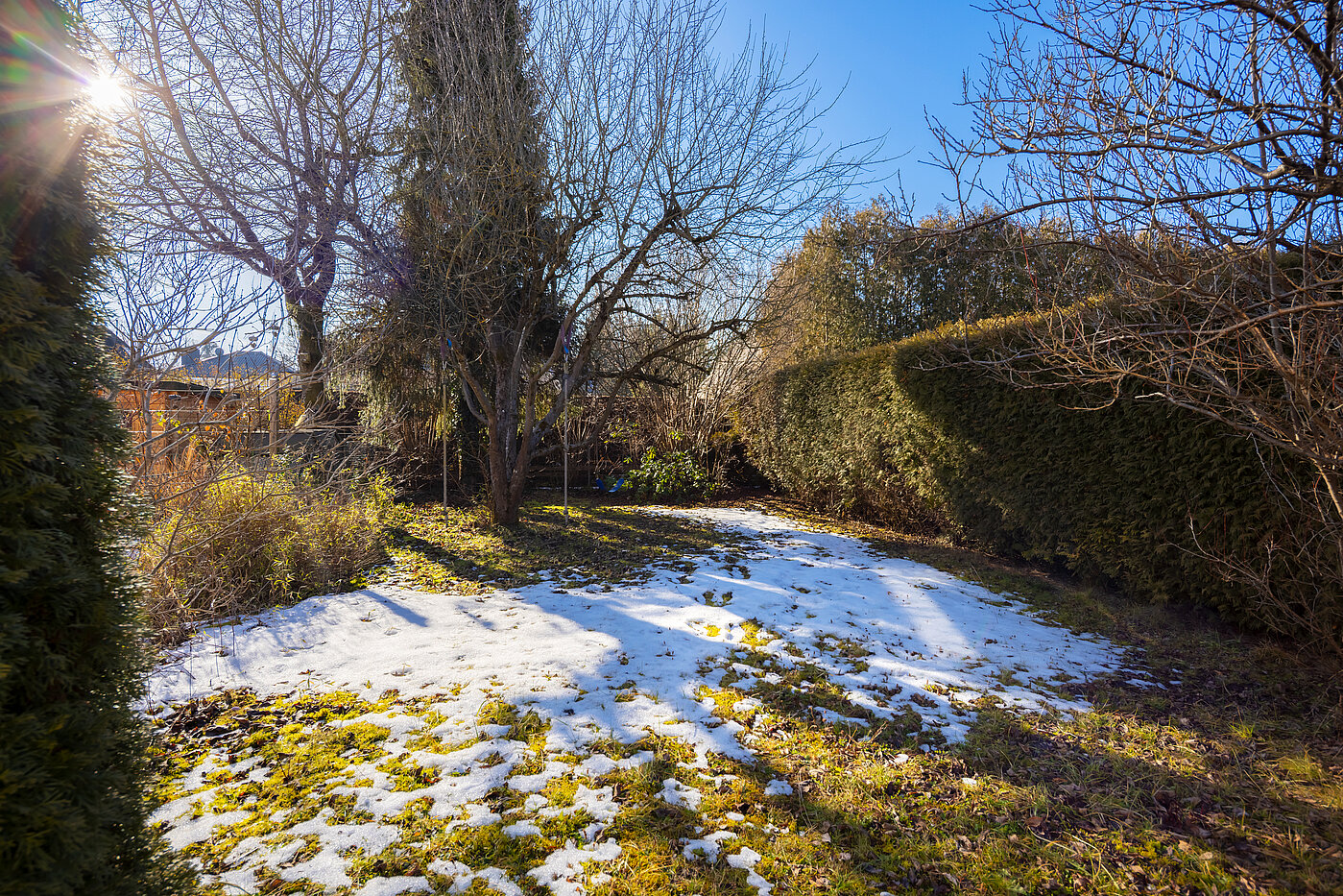 Reiheneckhaus mit 5.5 Zimmern | München-Trudering | 702531 | Eingewachsener Garten