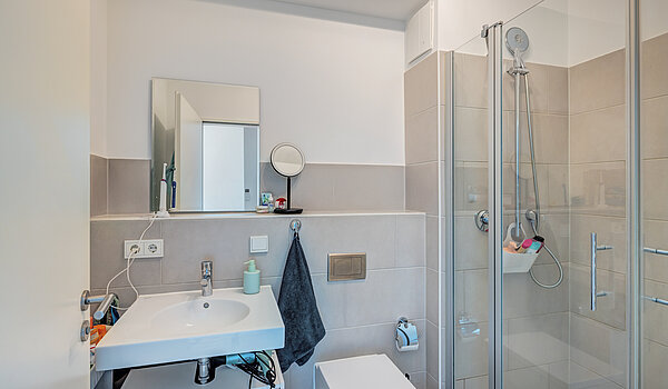 Etagenwohnung mit 1 Zimmer | München-Ramersdorf | 70428 | Badezimmer
