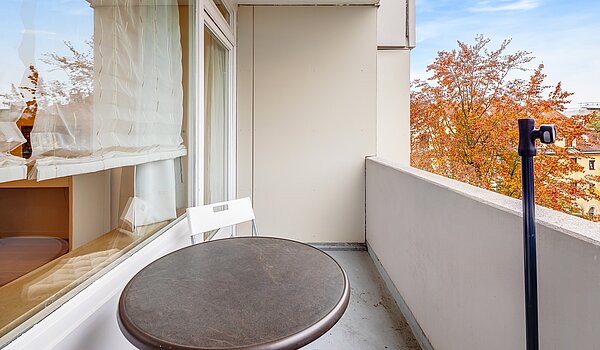 Etagenwohnung mit 1 Zimmer | München-Schwabing | 70475 | ...Südwestbalkon
